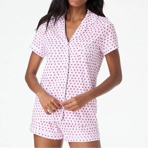 Roller Rabit Heart Polo Pajama top